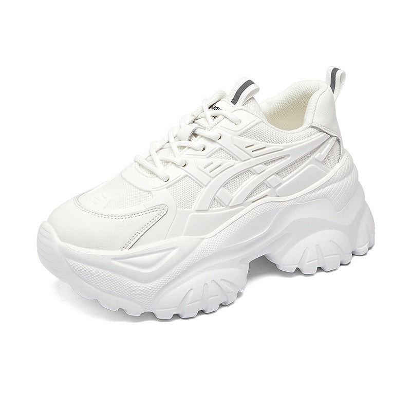 Zapatos casuales retro con aumento de altura