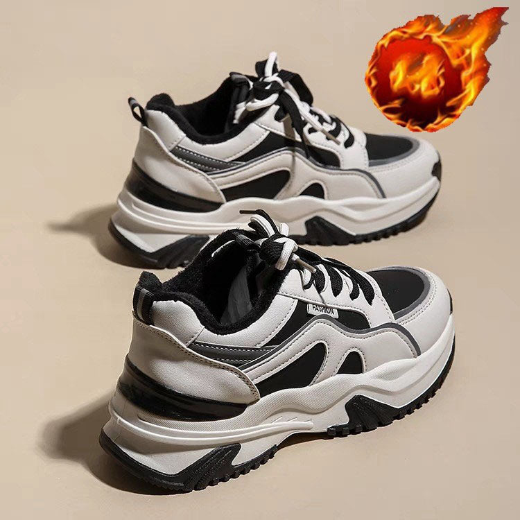 Zapatillas de suela gruesa + Estilos de invierno