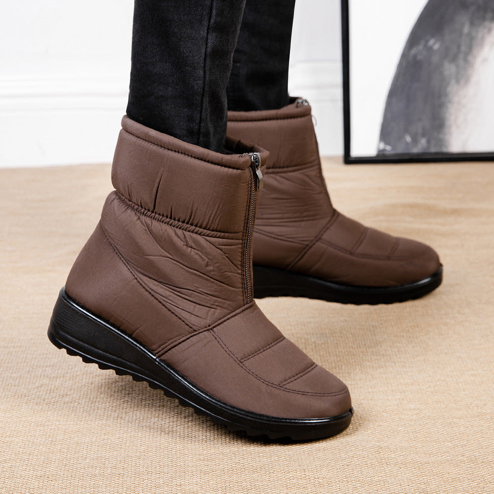 Botas altas de algodón impermeables para nieve