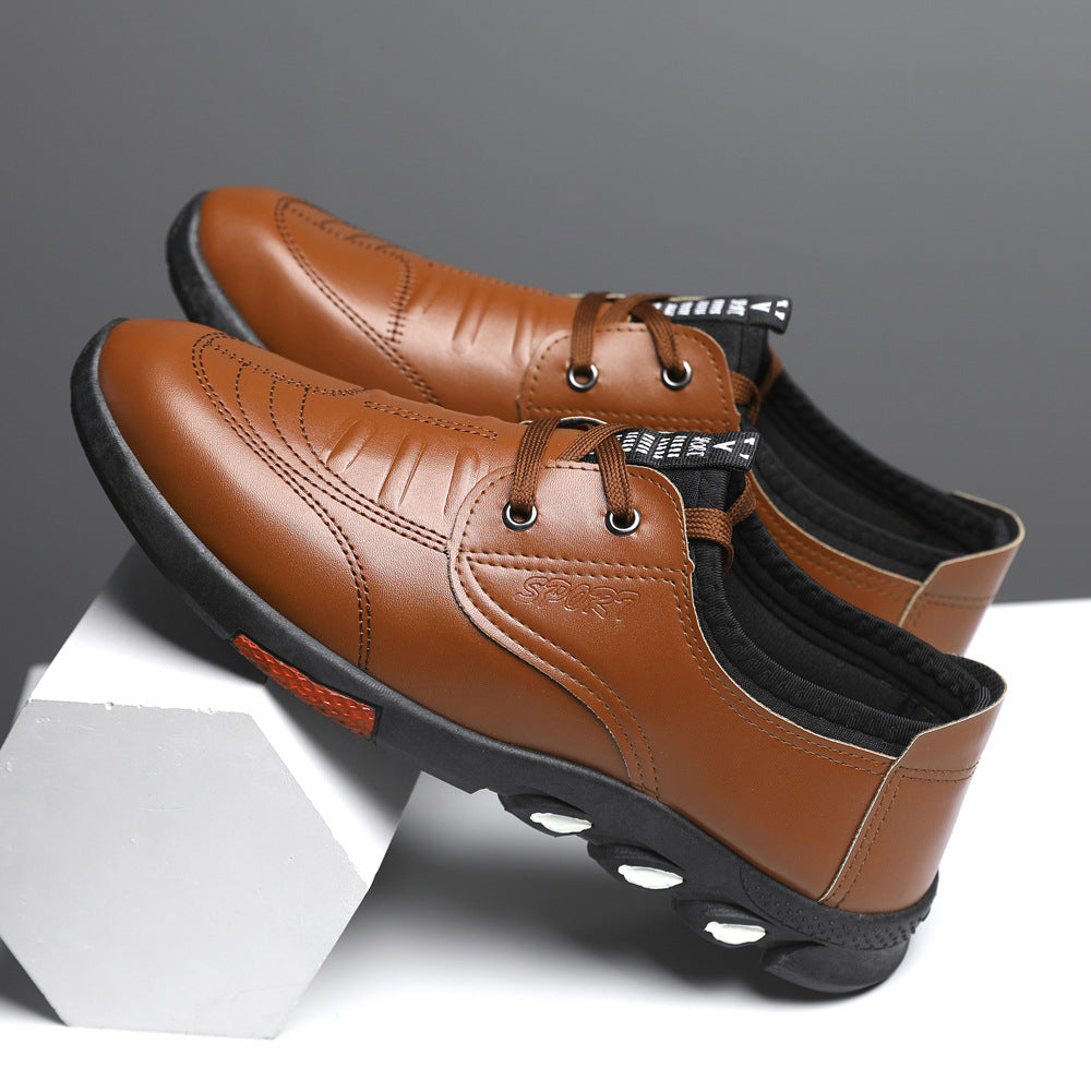 Zapatos ortopédicos de cuero para hombre