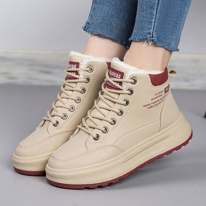 Bota de nieve impermeable de caña alta antideslizante