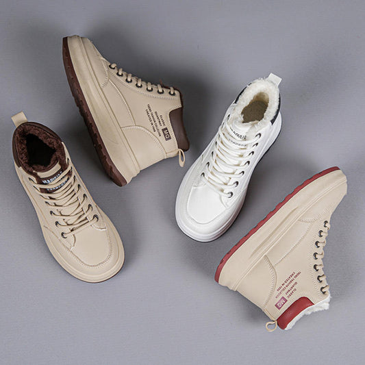 Bota de nieve impermeable de caña alta antideslizante