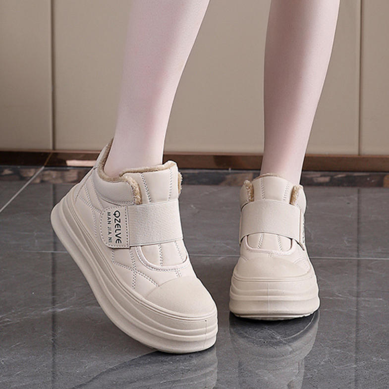 Botas de algodón con plataforma y caña alta