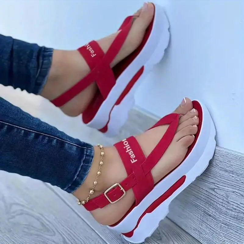 sandalias de plataforma chanclas de mujer