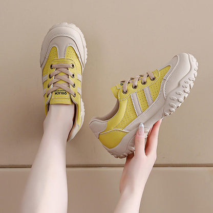 Zapatillas con cordones para mujer