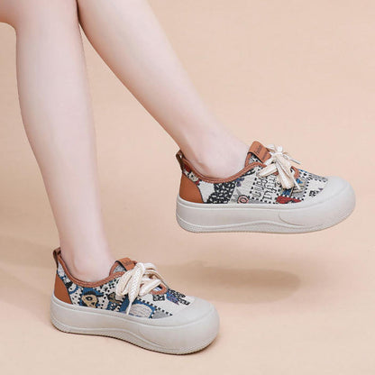 Zapatos casuales de plataforma para mujer