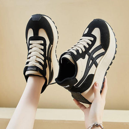 Zapatillas casuales que realzan la altura-Disponibles en estilos gruesos de invierno