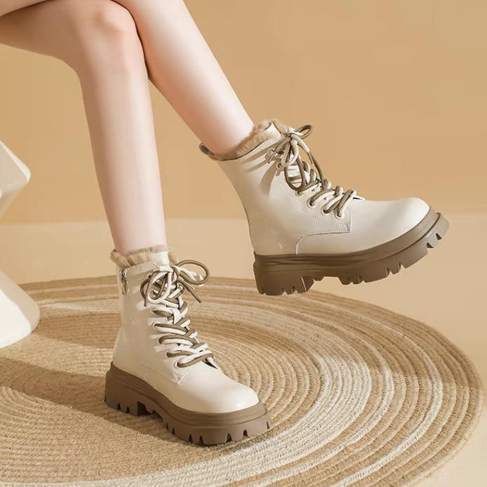 Botas Martin de suela gruesa, antideslizantes y que aumentan la altura