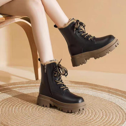 Botas Martin de suela gruesa, antideslizantes y que aumentan la altura